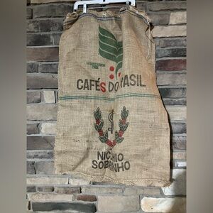 Cafés do Brasil burlap coffee bean sack